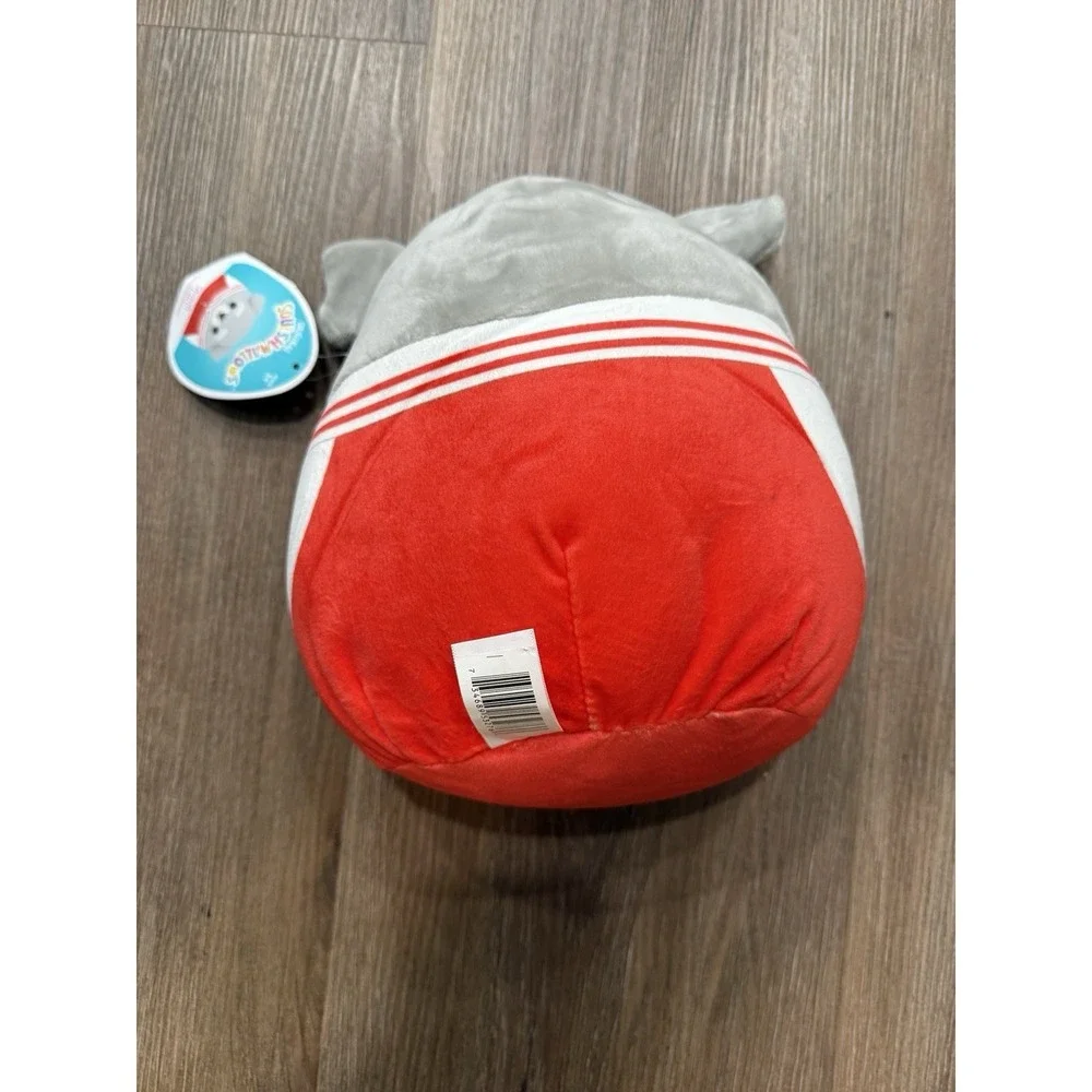 Squishmallow Shaun‎ the Schnauzer Red Varsity Jacket 8'' Plush